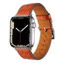​​​Apple Watch 7 41mm Uyumlu Kordon Deri Şık Tasarımlı Luxury Strap KRD-76 Kayış