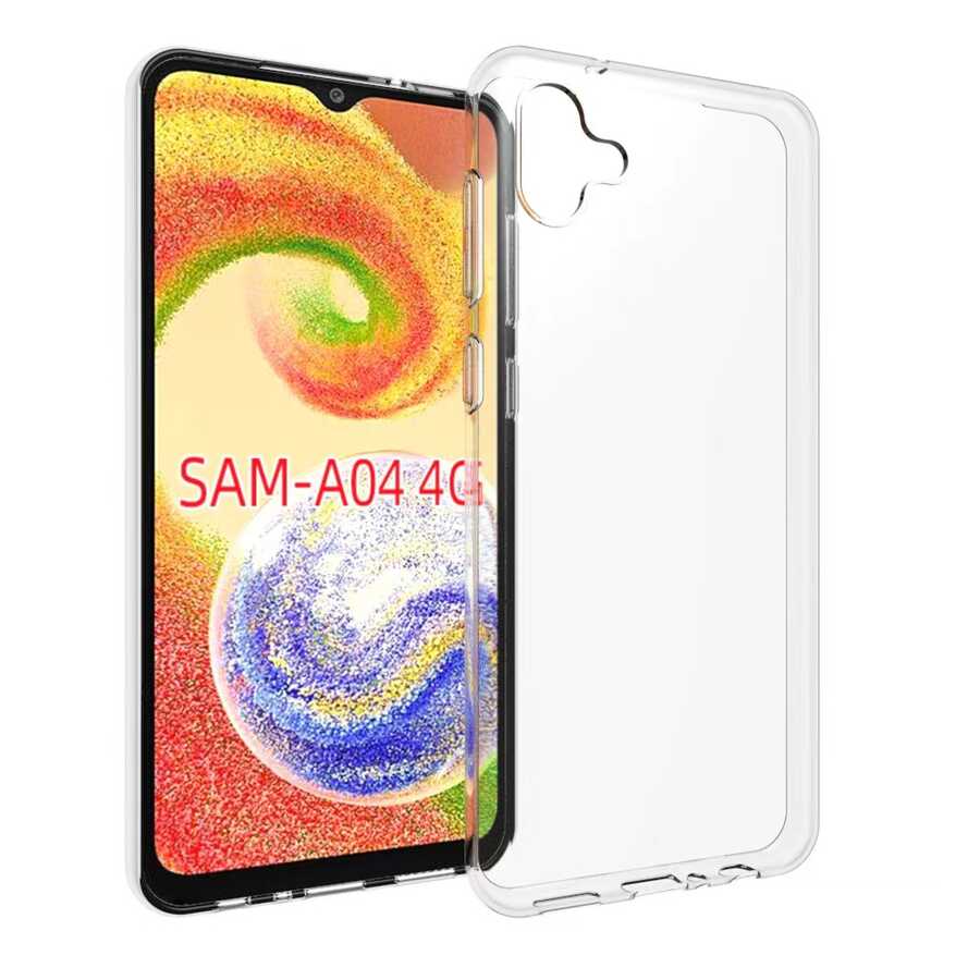 [RNZ-TA82808] Samsung Galaxy A04 Uyumlu Kılıf Zore Süper Silikon Kapak