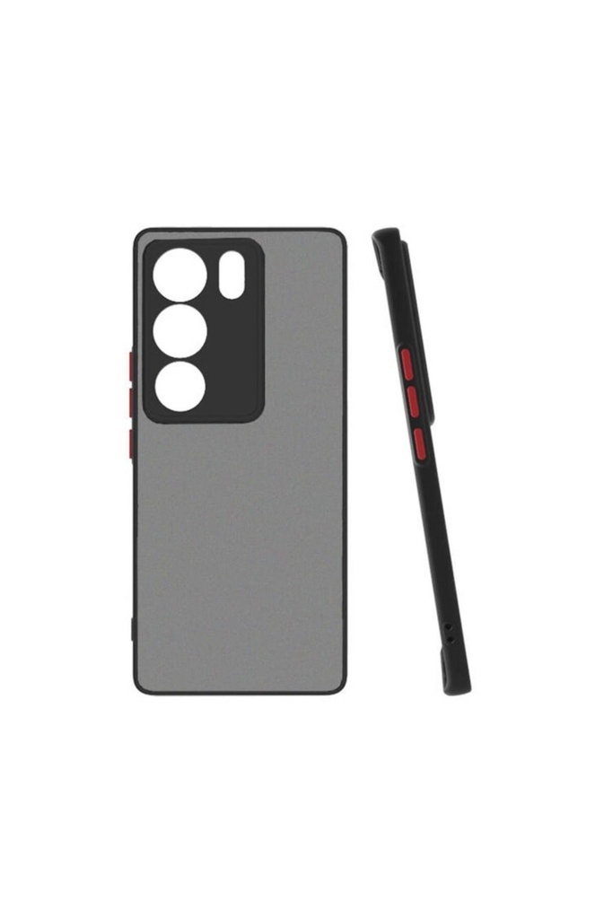 [RNZ-TA96349] Vivo V29 5G Uyumlu Kılıf Zore Hux Kapak (Siyah)