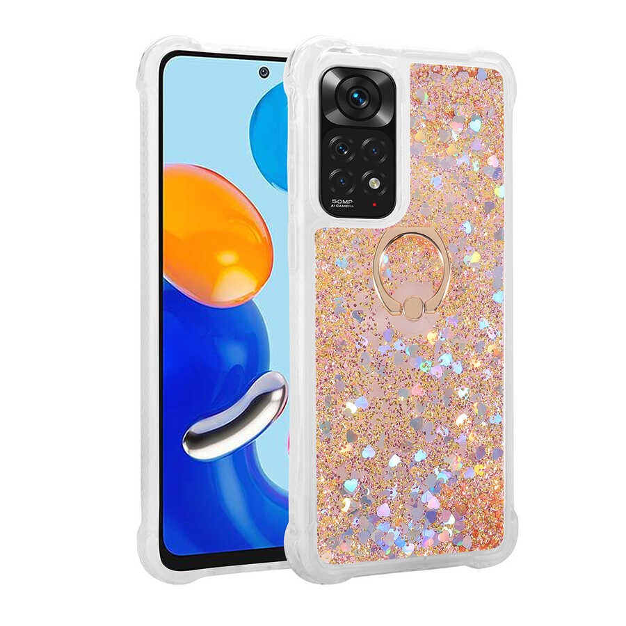 [RNZ-TA83571] Xiaomi Redmi Note 11 Pro 5G Uyumlu Kılıf Zore Milce Kapak (Gold)