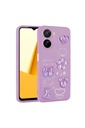 Vivo Y16 Uyumlu Kılıf Kabartma Figürlü Parlak Zore Toys Silikon Kapak