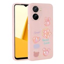 Vivo Y16 Uyumlu Kılıf Kabartma Figürlü Parlak Zore Toys Silikon Kapak