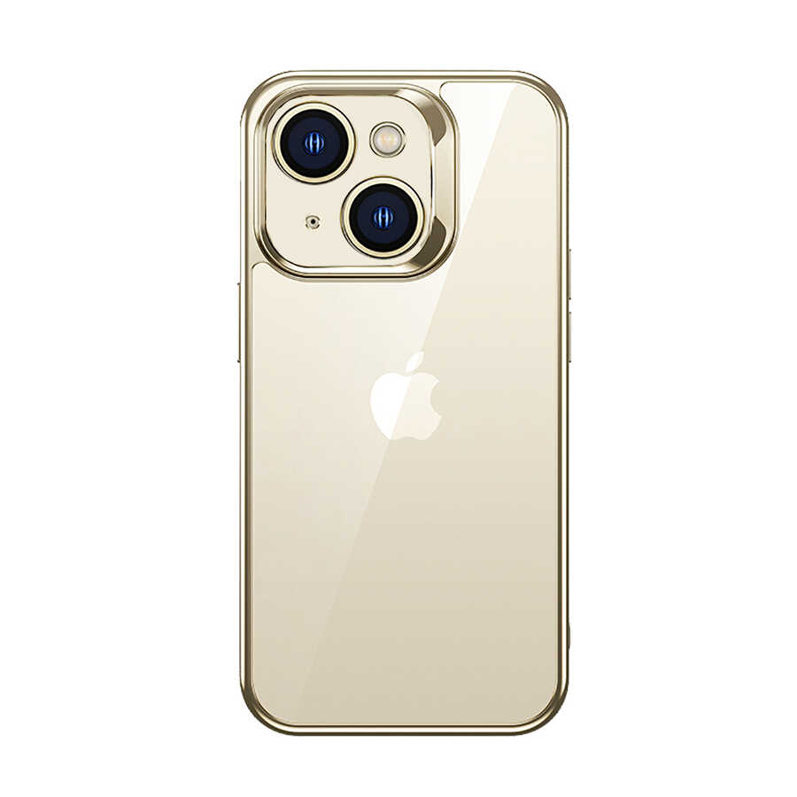 Apple iPhone 14 Plus Uyumlu Kılıf Benks Electroplating TPU Kapak Ekran Koruyucu Hediyeli