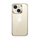 Apple iPhone 14 Plus Uyumlu Kılıf Benks Electroplating TPU Kapak Ekran Koruyucu Hediyeli
