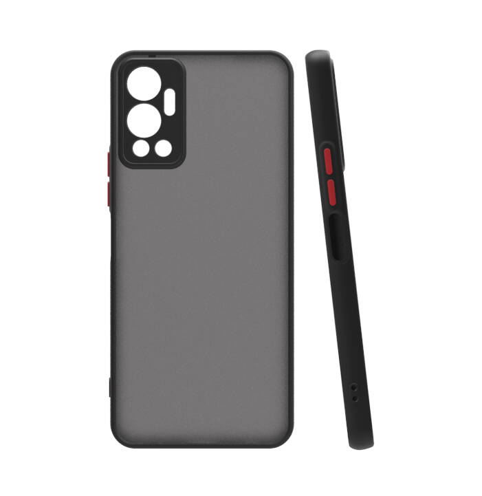 [RNZ-TA96353] Infinix Hot 12 Uyumlu Kılıf Zore Hux Kapak (Siyah)