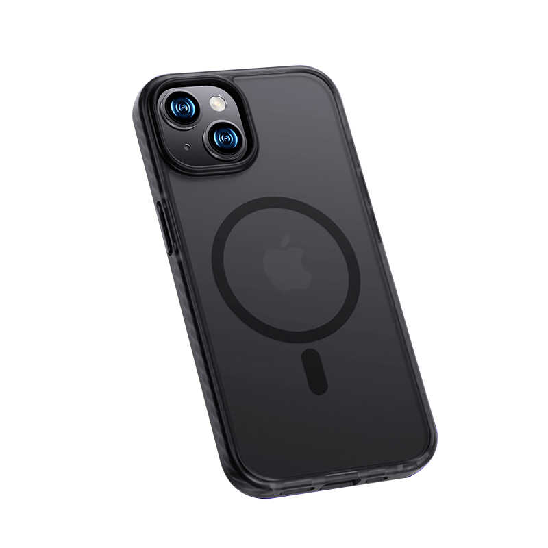 Apple iPhone 14 Uyumlu Kılıf Kenarları Silikon Airbagli Mat Arka Yüzey Benks Icesand Kapak