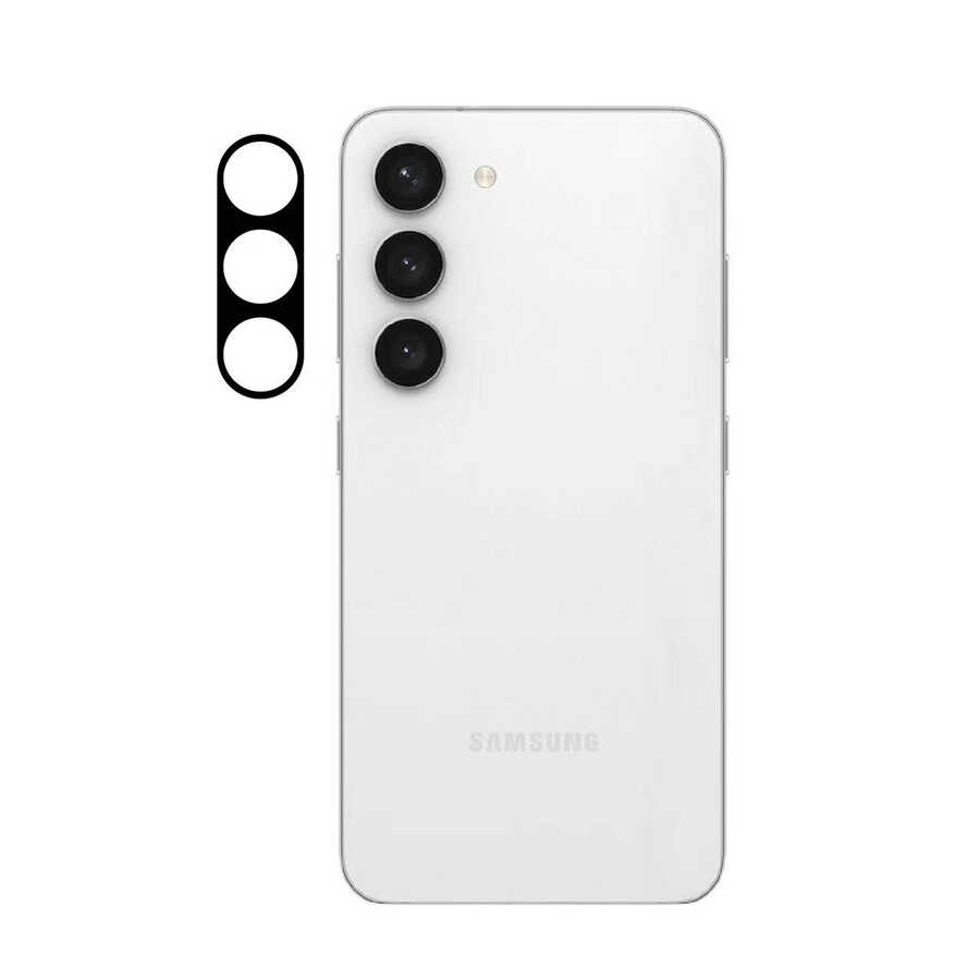 Samsung Galaxy S23 Plus Uyumlu Zore 3D Kamera Camı