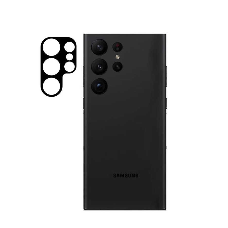 Samsung Galaxy S23 Ultra Uyumlu Zore 3D Kamera Camı