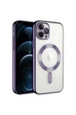 Apple iPhone 11 Pro Uyumlu Kılıf Kamera Korumalı M-safe Wireless Şarj Özellikli Zore Demre Kapak