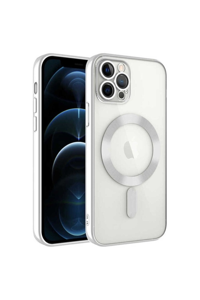 Apple iPhone 11 Pro Uyumlu Kılıf Kamera Korumalı M-safe Wireless Şarj Özellikli Zore Demre Kapak