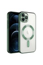 Apple iPhone 11 Pro Uyumlu Kılıf Kamera Korumalı M-safe Wireless Şarj Özellikli Zore Demre Kapak
