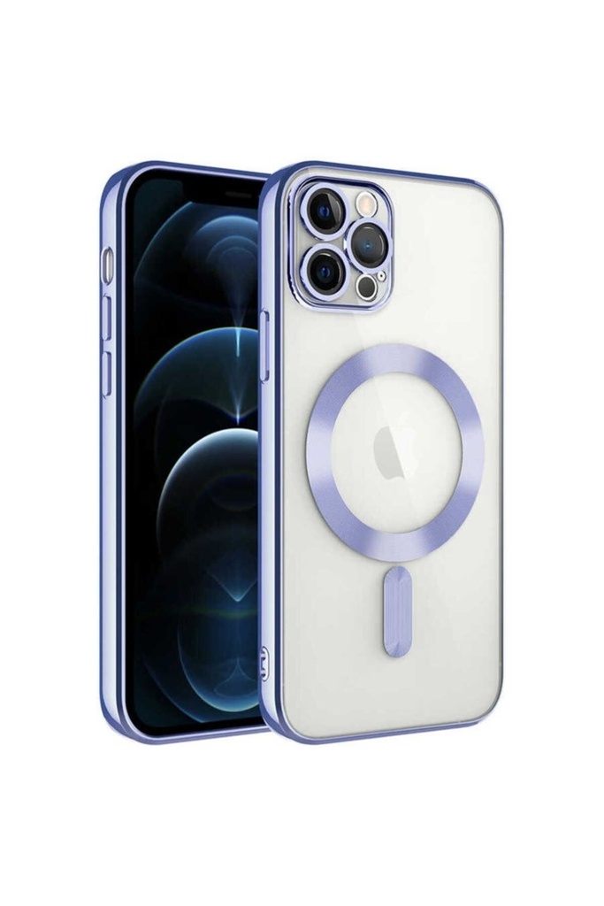 Apple iPhone 11 Pro Max Uyumlu Kılıf Kamera Korumalı M-safe Wireless Şarj Özellikli Zore Demre Kapak