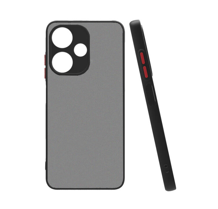 [RNZ-TA96359] Infinix Hot 30 Uyumlu Kılıf Zore Hux Kapak (Siyah)