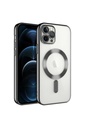 Apple iPhone 13 Pro Max Uyumlu Kılıf Kamera Korumalı M-safe Wireless Şarj Özellikli Zore Demre Kapak