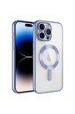 Apple iPhone 14 Pro Max Uyumlu Kılıf Kamera Korumalı M-safe Wireless Şarj Özellikli Zore Demre Kapak