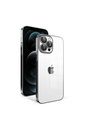 Apple iPhone 12 Pro Max Uyumlu Kılıf Kamera Korumalı Renkli Çerçeveli Zore Garaj Kapak