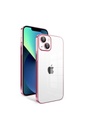 Apple iPhone 13 Uyumlu Kılıf Kamera Korumalı Renkli Çerçeveli Zore Garaj Kapak