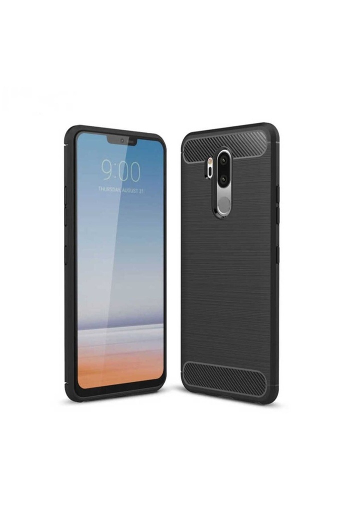 [RNZ-TA7005] LG G7 Uyumlu Kılıf Zore Room Silikon Kapak (Siyah)