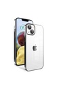 Apple iPhone 14 Uyumlu Kılıf Kamera Korumalı Renkli Çerçeveli Zore Garaj Kapak