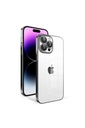 Apple iPhone 14 Pro Max Uyumlu Kılıf Kamera Korumalı Renkli Çerçeveli Zore Garaj Kapak