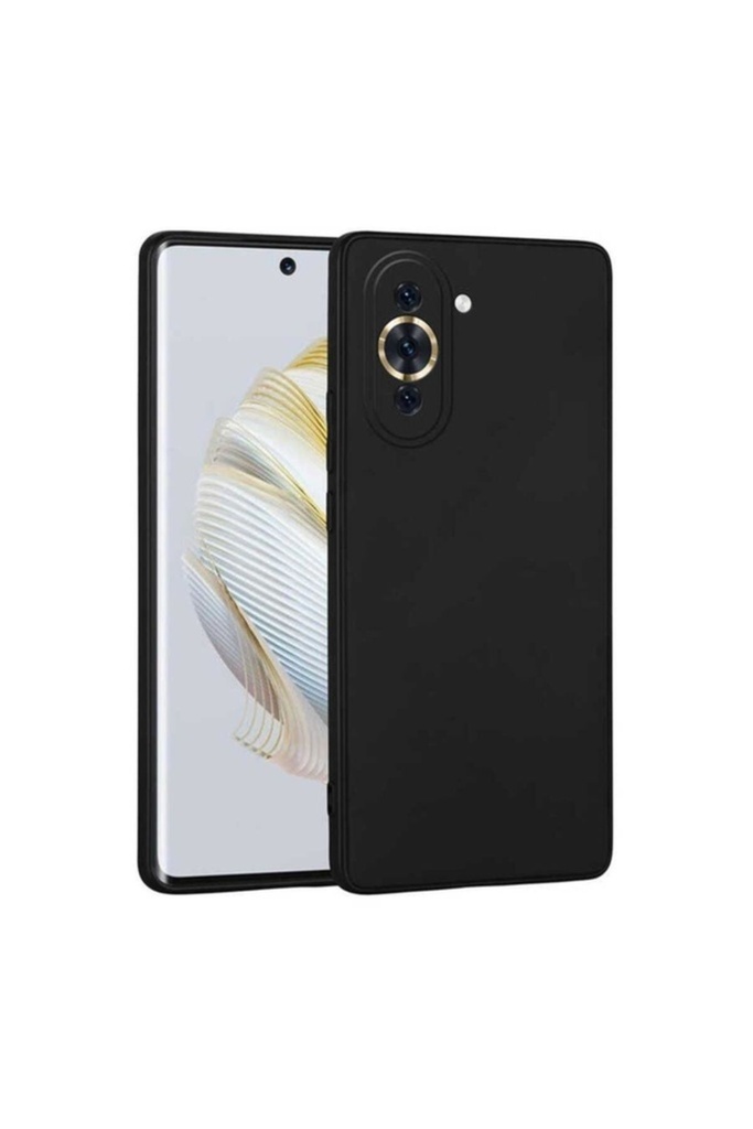 [RNZ-TA83338] Huawei Nova 10 Uyumlu Kılıf Zore Premier Silikon Kapak (Siyah)