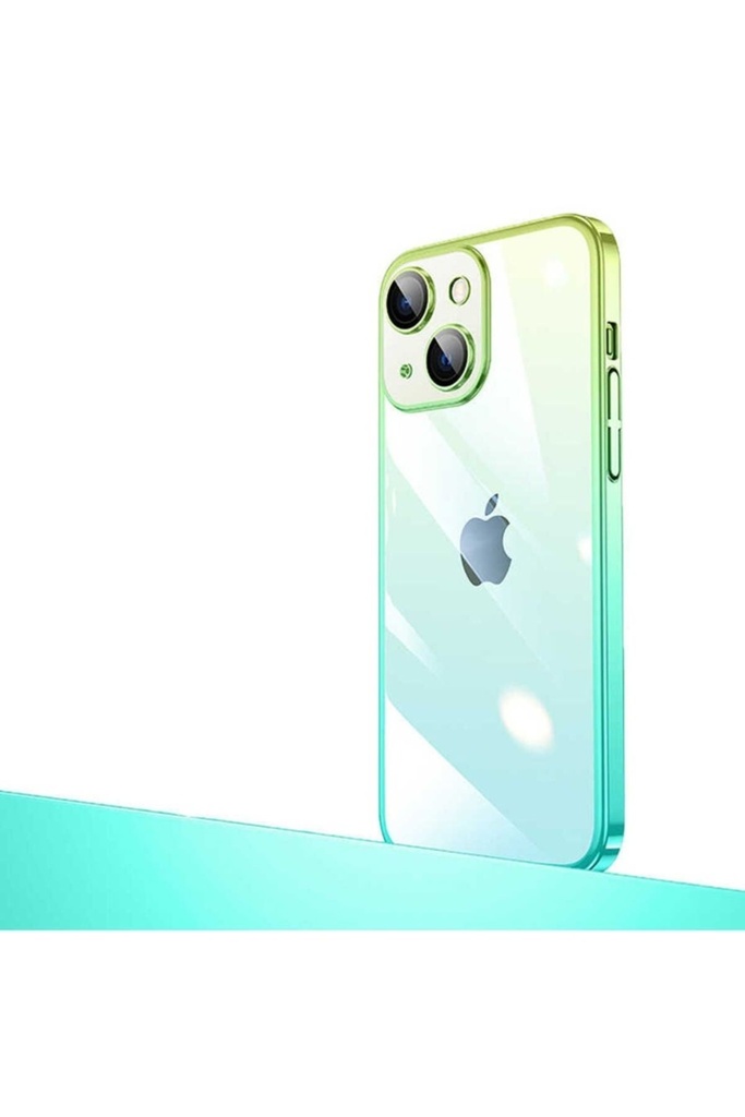 Apple iPhone 14 Plus Uyumlu Kılıf Parlak Renk Geçişli Kamera Korumalı Zore Senkron Kapak