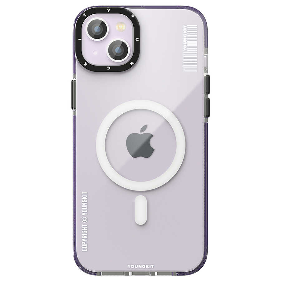 Apple iPhone 14 Plus Uyumlu Kılıf M-safe Şarj Özellikli YoungKit Exquisite Serisi Kapak