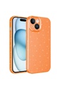 Apple iPhone 15 Uyumlu Kılıf Kamera Korumalı Simli Lüks Zore Koton Kapak