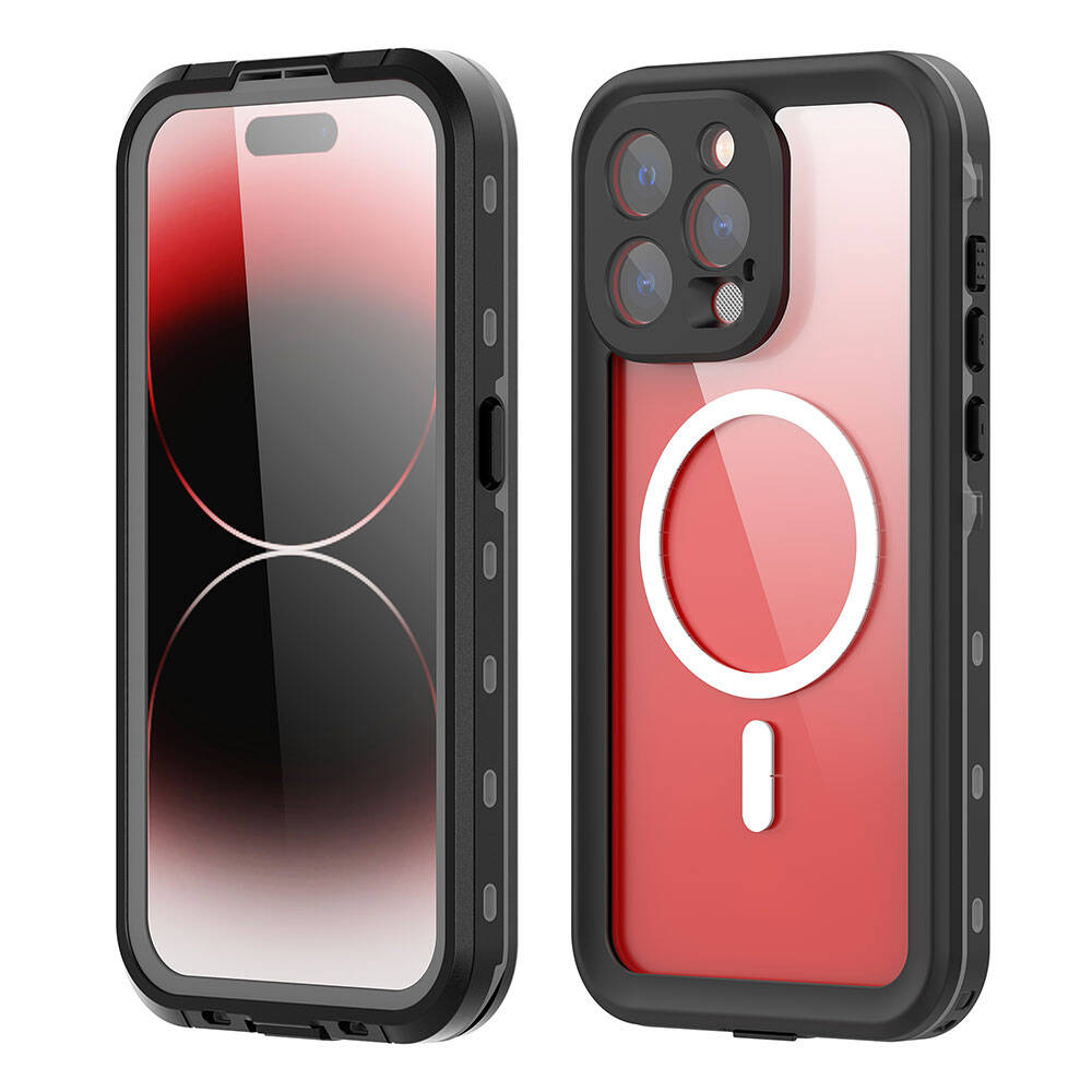 [RNZ-TA96372] Apple iPhone 15 Pro Max Uyumlu Kılıf 1-1 Su Geçirmez Kılıf