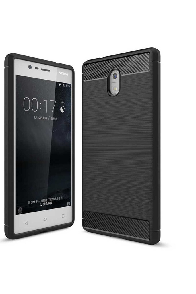 [RNZ-TA673] Nokia 6 Uyumlu Kılıf Zore Room Silikon Kapak (Siyah)