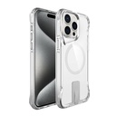 Apple iPhone 15 Pro Uyumlu Kılıf M-safe Şarj Özellikli Zore T-Max Standlı Kapak