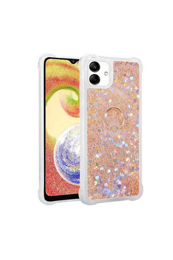 [RNZ-TA83575] Samsung Galaxy A04 Uyumlu Kılıf Zore Milce Kapak (Gold)