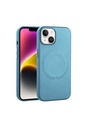 Apple iPhone 14 Plus Uyumlu Kılıf PU Deri M-safe Wireless Şarj Özellikli Zore Derix Kapak