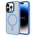 Apple iPhone 14 Pro Max Uyumlu Kılıf Mat Arka Yüzey Wireless Şarj Özellikli Zore Flet M-safe Kapak