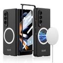 Samsung Galaxy Z Fold 4 Uyumlu Kılıf Wireless Şarj Özellikli Zore Kıpta M-safe Kapak