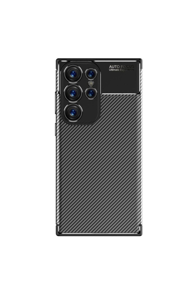 [RNZ-TA84041] Samsung Galaxy S23 Ultra Uyumlu Kılıf Zore Negro Silikon Kapak (Siyah)