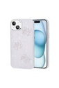 Apple iPhone 15 Plus Uyumlu Kılıf Kabartma Figürlü Parlak Zore Eralli Silikon Kapak