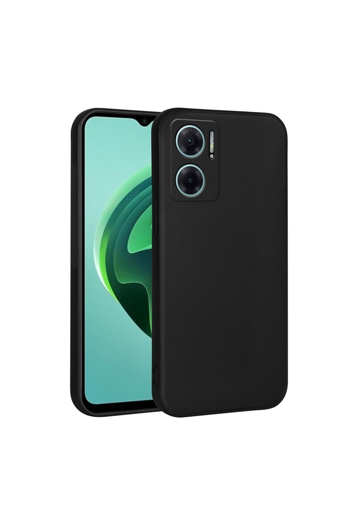 [RNZ-TA84352] Xiaomi Redmi Note 11E Uyumlu Kılıf Zore Biye Silikon (Siyah)