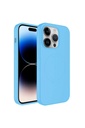 Apple iPhone 13 Pro Max Uyumlu Kılıf M-safe Wireless Şarj Özellikli Pastel Renk Silikon Zore Plas Kapak