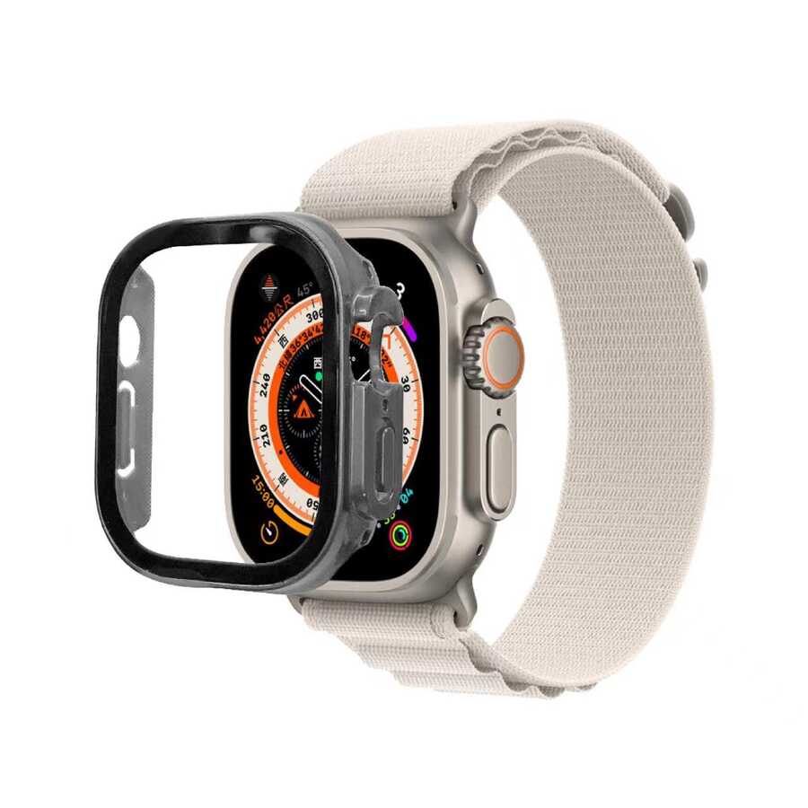 [RNZ-TA83986] Apple Watch Ultra 49mm Uyumlu Sert PC Kasa Koruyucu Zore Watch Gard 22