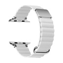 ​​​Apple Watch 44mm Uyumlu Kordon PU Deri Bakla Tasarımlı Mıknatıslı KRD-78 Kayış