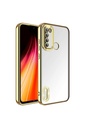 Xiaomi Redmi Note 8 Uyumlu Kılıf Kamera Korumalı Logo Gösteren Zore Omega Kapak