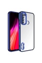 Xiaomi Redmi Note 8 Uyumlu Kılıf Kamera Korumalı Logo Gösteren Zore Omega Kapak