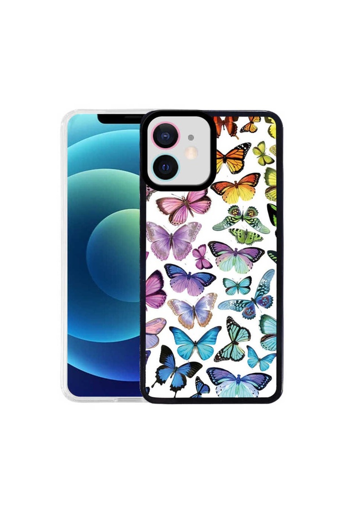 Apple iPhone 12 Uyumlu Kılıf Zore M-Fit Desenli Kapak