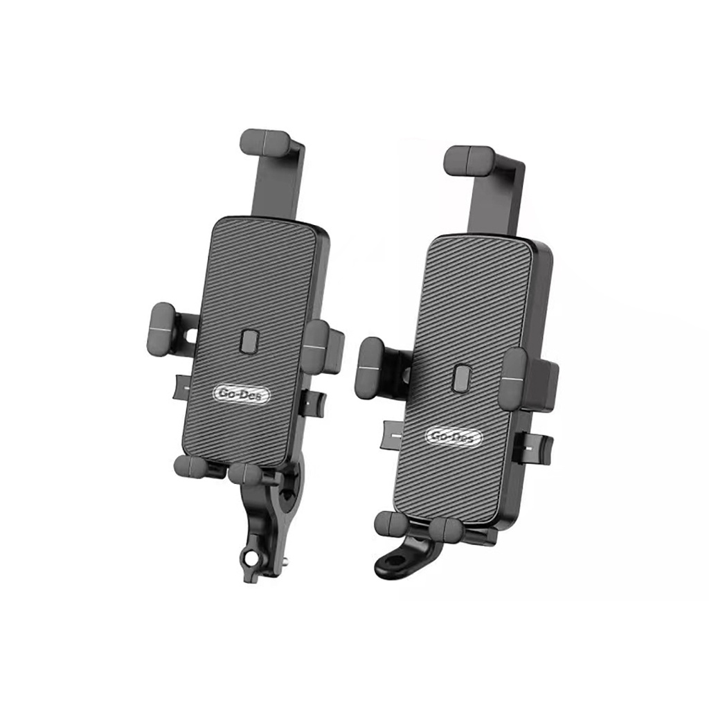 [RNZ-TA84065] Go Des GD-HD905 Sarsıntı Önleyici 360 Derece Ayarlanabilir Bisiklet ve Motosiklet Telefon Tutucu