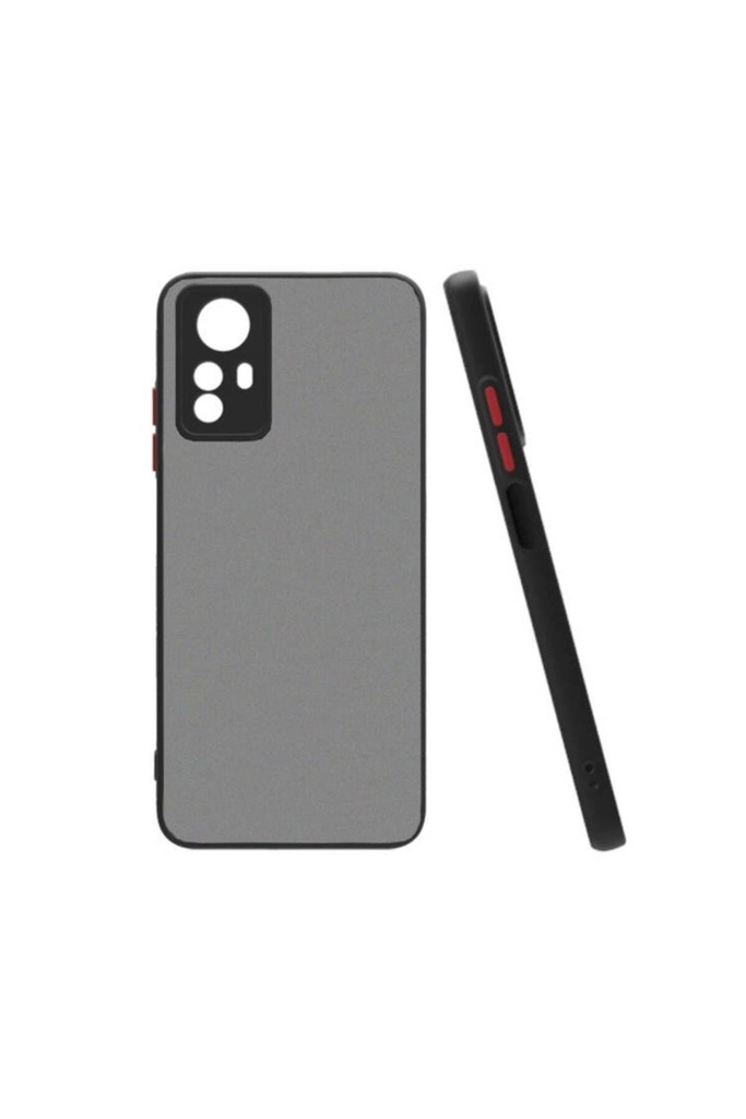 [RNZ-TA96321] Xiaomi Redmi Note 12S Uyumlu Kılıf Zore Hux Kapak (Siyah)