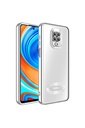 Xiaomi Redmi Note 9 Pro Uyumlu Kılıf Kamera Korumalı Logo Gösteren Zore Omega Kapak