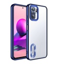 Xiaomi Redmi Note 10S Uyumlu Kılıf Kamera Korumalı Logo Gösteren Zore Omega Kapak