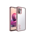Xiaomi Redmi Note 10S Uyumlu Kılıf Kamera Korumalı Logo Gösteren Zore Omega Kapak