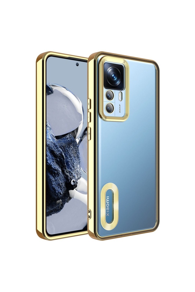 Xiaomi Mi 12T Uyumlu Kılıf Kamera Korumalı Logo Gösteren Zore Omega Kapak